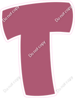 BBT 23.5" Individuals - Flat Mauve T