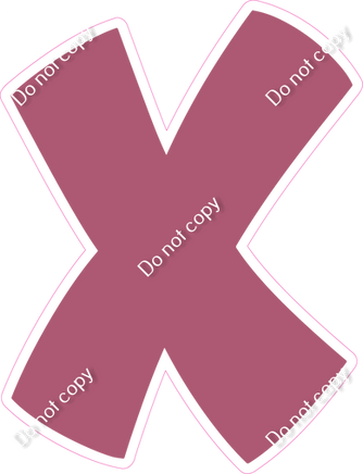 BBT 23.5" Individuals - Flat Mauve X