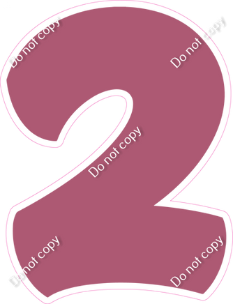 BBT 23.5" Individuals - Flat Mauve 2