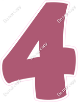 BBT 23.5" Individuals - Flat Mauve 4