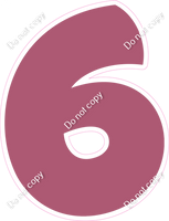 BBT 23.5" Individuals - Flat Mauve 6