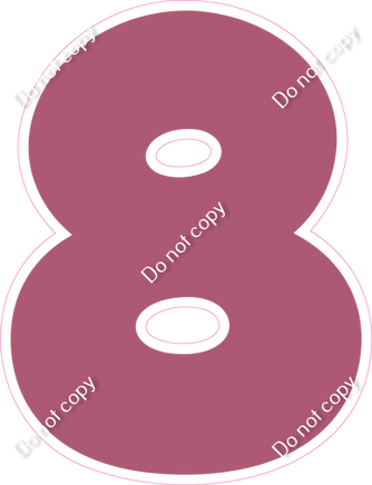 BBT 23.5" Individuals - Flat Mauve 8