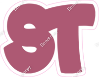 BBT 23.5" Individuals - Flat Mauve ST