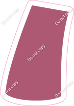 BBT 23.5" Individuals - Flat Mauve Apostrophe