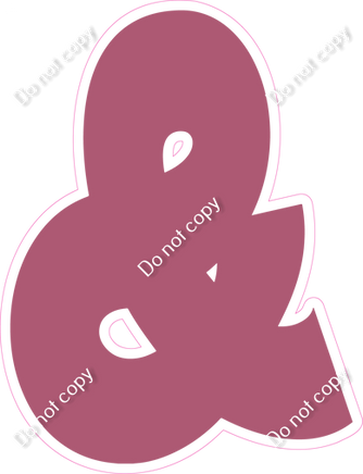 BBT 23.5" Individuals - Flat Mauve &