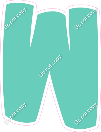 BBT 23.5" Individuals - Flat Mint W