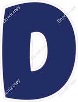 BBT 23.5" Individuals - Flat Navy Blue D