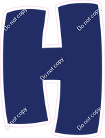 BBT 23.5" Individuals - Flat Navy Blue H