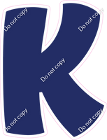 BBT 23.5" Individuals - Flat Navy Blue K