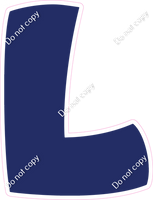 BBT 23.5" Individuals - Flat Navy Blue L