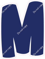 BBT 23.5" Individuals - Flat Navy Blue M