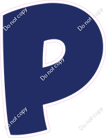 BBT 23.5" Individuals - Flat Navy Blue P