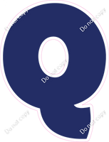 BBT 23.5" Individuals - Flat Navy Blue Q