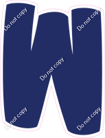 BBT 23.5" Individuals - Flat Navy Blue W