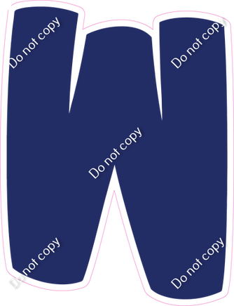 BBT 23.5" Individuals - Flat Navy Blue W