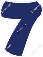 BBT 23.5" Individuals - Flat Navy Blue 7