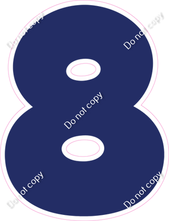 BBT 23.5" Individuals - Flat Navy Blue 8