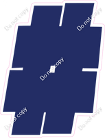 BBT 23.5" Individuals - Flat Navy Blue #