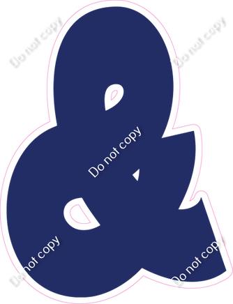 BBT 23.5" Individuals - Flat Navy Blue &