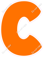 BBT 23.5" Individuals - Flat Orange C