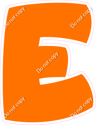 BBT 23.5" Individuals - Flat Orange E