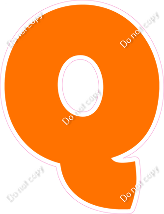 BBT 23.5" Individuals - Flat Orange Q