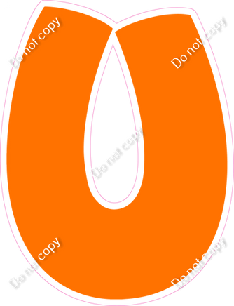 BBT 23.5" Individuals - Flat Orange U