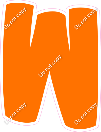 BBT 23.5" Individuals - Flat Orange W