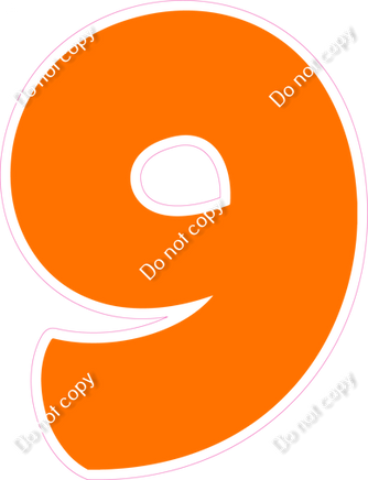 BBT 23.5" Individuals - Flat Orange 9