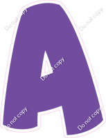 BBT 23.5" Individuals - Flat Purple A