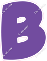 BBT 23.5" Individuals - Flat Purple B