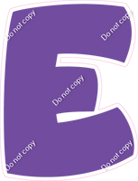 BBT 23.5" Individuals - Flat Purple E