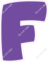 BBT 23.5" Individuals - Flat Purple F