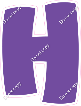 BBT 23.5" Individuals - Flat Purple H