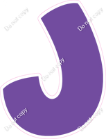 BBT 23.5" Individuals - Flat Purple J