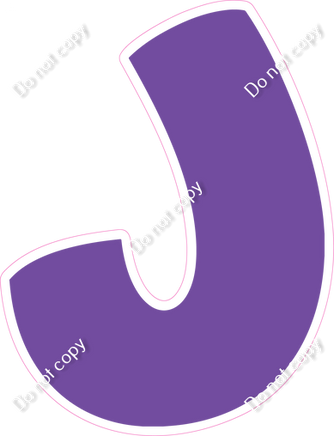 BBT 23.5" Individuals - Flat Purple J