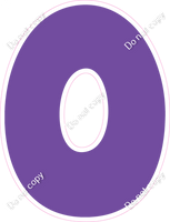 BBT 23.5" Individuals - Flat Purple O