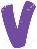 BBT 23.5" Individuals - Flat Purple V