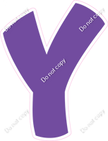 BBT 23.5" Individuals - Flat Purple Y