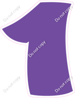 BBT 23.5" Individuals - Flat Purple 1