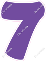 BBT 23.5" Individuals - Flat Purple 7