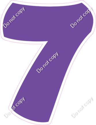 BBT 23.5" Individuals - Flat Purple 7