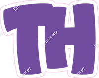 BBT 23.5" Individuals - Flat Purple TH