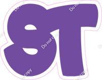 BBT 23.5" Individuals - Flat Purple ST