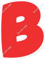 BBT 23.5" Individuals - Flat Red B