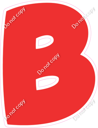 BBT 23.5" Individuals - Flat Red B