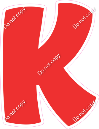 BBT 23.5" Individuals - Flat Red K