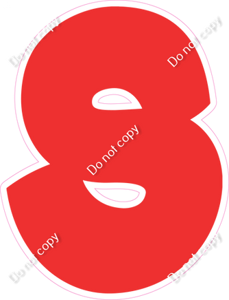 BBT 23.5" Individuals - Flat Red S