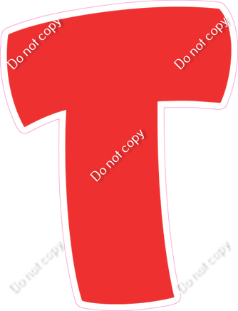 BBT 23.5" Individuals - Flat Red T