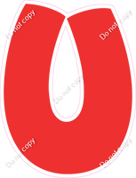 BBT 23.5" Individuals - Flat Red U